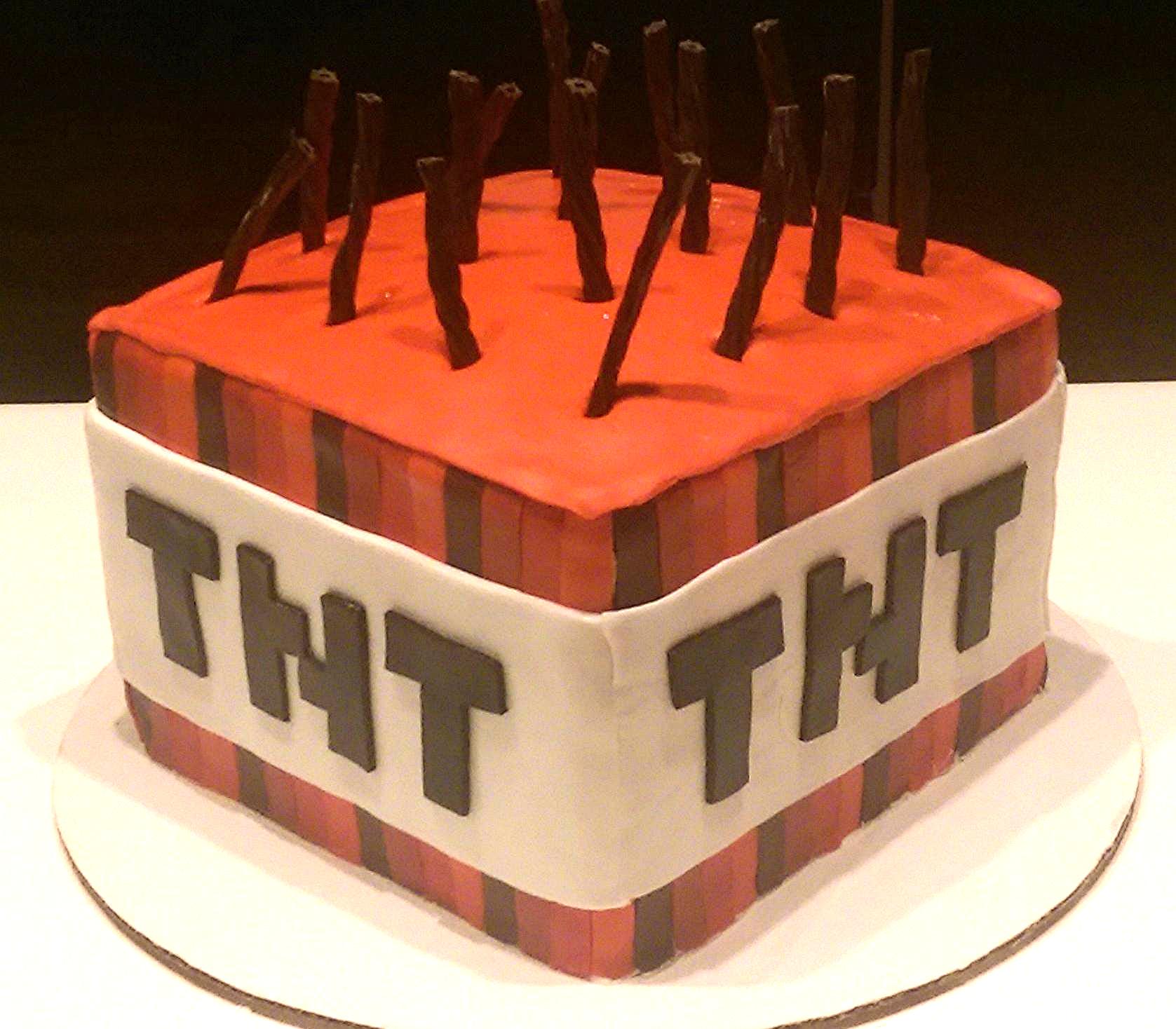 Omhoog gaan schokkend Couscous Minecraft TNT Cake pt. 2 | Skill Up Skillet
